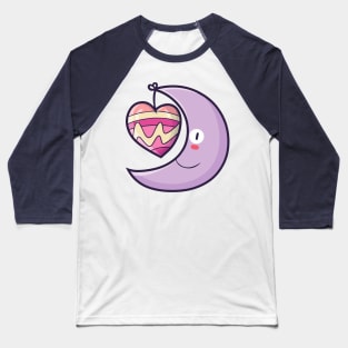 Moon Heart Baseball T-Shirt